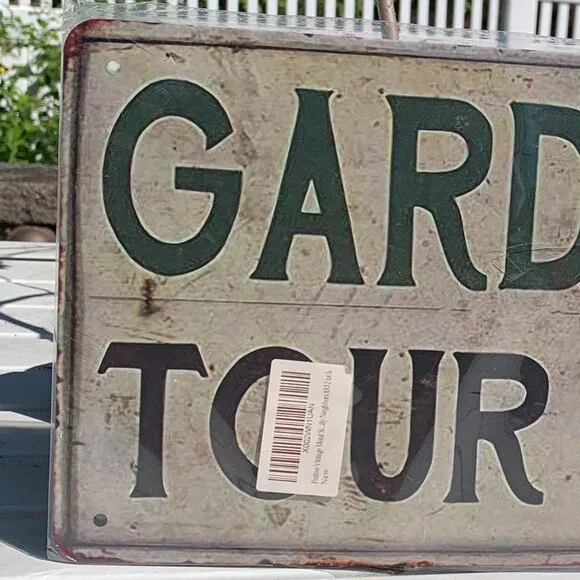 FIRM PRICE Garden Tour 5 cent Metal Sign - Picture 3 of 8